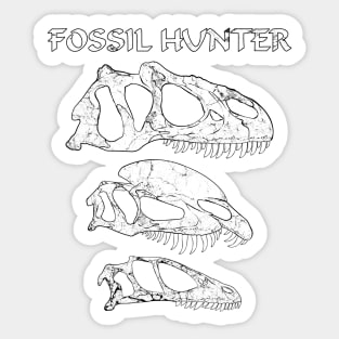 Fossil Hunter Sticker